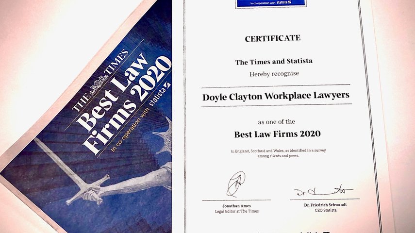 The Times - Best UK Law Firms. Guess who? Again?