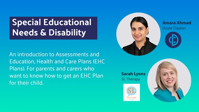 SEND and EHC Plans - Advice for Parents and Carers