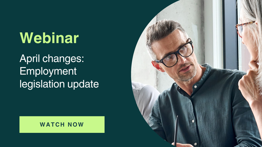 April changes: Employment legislation update